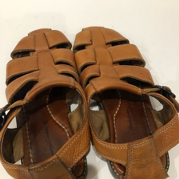 Tommy Bahama Mens Anchors Fishermans Leather Sandals Size 8 - Picture 3 of 7